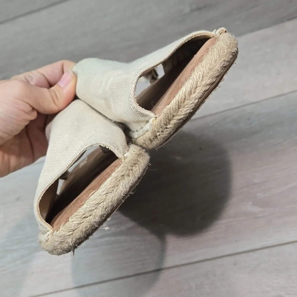 Toms Women Espadrille Flats sandals shoes sz 9